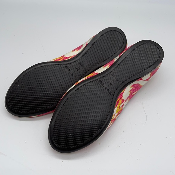 Roberto Cavalli  Ballet Flats Pink Yellow signed name on side Size 36 - Picture 9 of 11